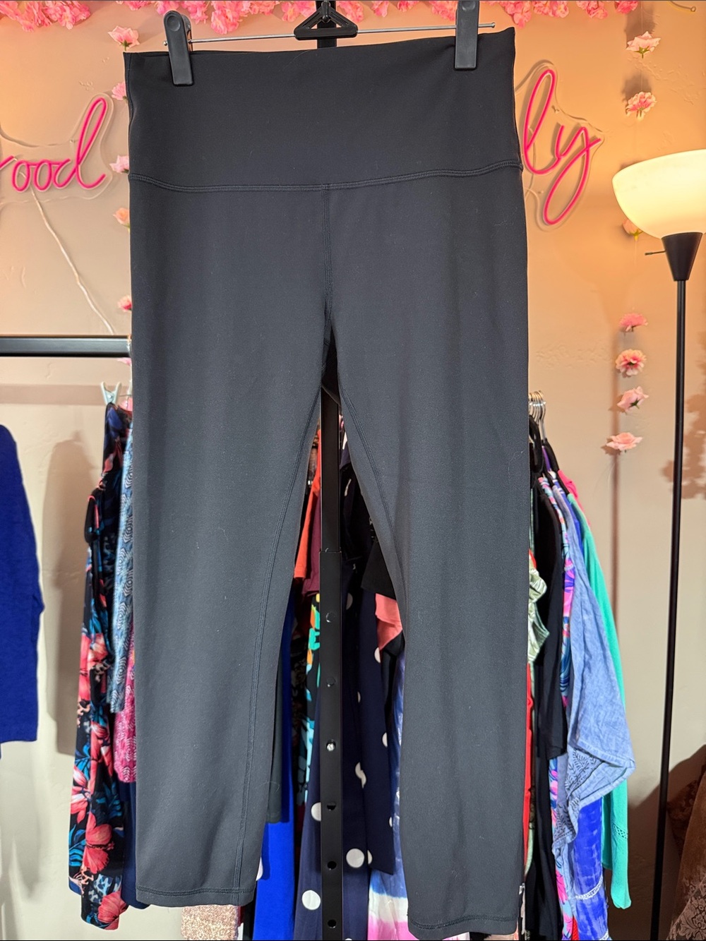 Lululemon Align 3/4 Black High-Waist Leggings Sz10
